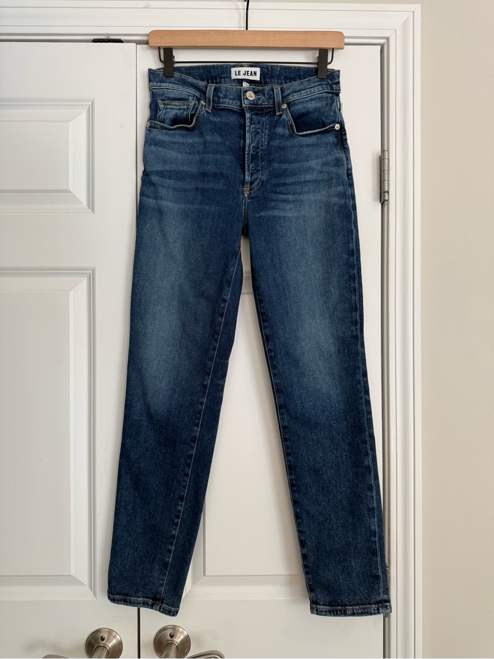 Le Jean Mid Rise Slim Jean